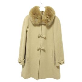 Autre Marque FRAY I.D Fox Fur Coat Brown Camel