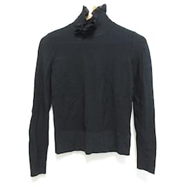 Chanel Coco Mark Strickpullover Schwarz