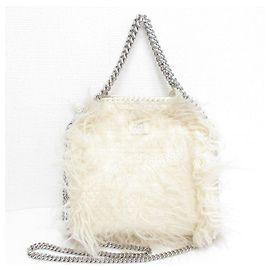 Stella Mc Cartney Stella McCartney Falabella BORSA a SPALLA senza pelliccia Beige