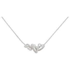 Autre Marque Au750 Diamant-Halskette Silber