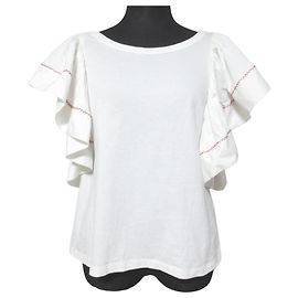 Chloé Top com mangas borboleta See By Chloe Branco