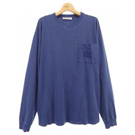 T-shirt in jersey tinto Miu Miu Blu Blu navy