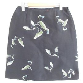 Max Mara STUDIO Jacquard-Minirock Schwarz