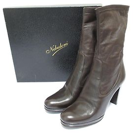 Autre Marque Bottes en cuir souple NEBULONI E. Marron Bronze
