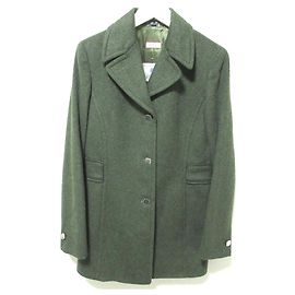 Autre Marque MAX&Co. MOESSMER Fabric Alpaca Blend Coat Green