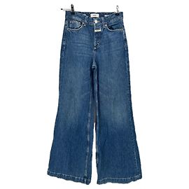 Jeans de perna larga azul Closed Azul