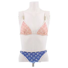 Bikini Louis Vuitton Rosa e Blu Rosa