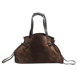 Brunello Cucinelli Sac cabas en daim marron Marron