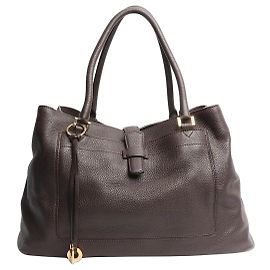 Loro Piana Bolsa de couro Bellevue marrom Marrom