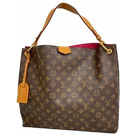 Bolsa de Ombro Louis Vuitton Monogram Graceful MM Rosa