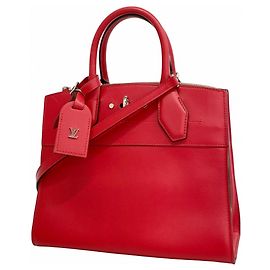 Borsa Louis Vuitton City Steamer PM Rosso