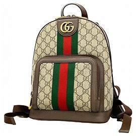 Zaino Gucci Ophidia Marrone Beige