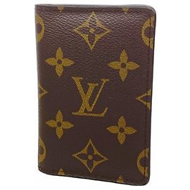 Louis Vuitton Monogram Organizer de Poche Card Case Marron