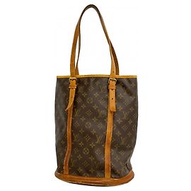 Borsa Tote Louis Vuitton Monogram Bucket GM M42236 Marrone Marrone