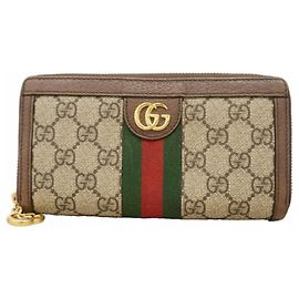 Cartera larga Gucci Ophidia Castaño