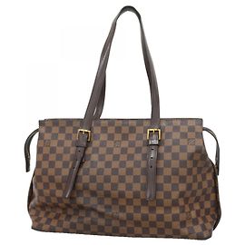 Bolsa Tote Louis Vuitton Damier Chelsea N51119 em Ebene Damier ebene