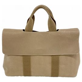 Hermès Bolsa Tote Hermes Valparaiso MM Taupe