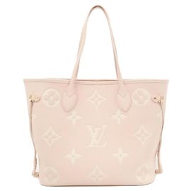 Bolso Louis Vuitton Bicolor Monogram Empreinte Neverfull Castaño Rosa
