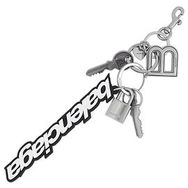 Balenciaga Keychain KIT Charm Black White