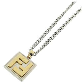 Fendi 7AJ292 B08 Collana Argento D'oro