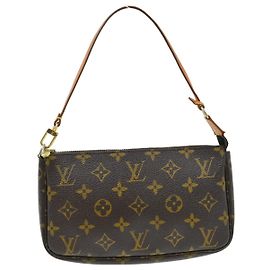 Louis Vuitton Pochette Accessoires Monogram Canvas Medium Marron
