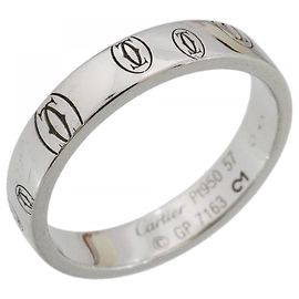 Cartier Happy Birthday Ring in Platinum 950, Size 57 Other