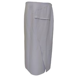 Jupe midi plissée Abrams de Roland Mouret en polyester violet Violet