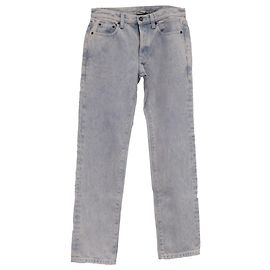 Jeans Cropped Saint Laurent em Denim Azul Claro Azul Azul claro