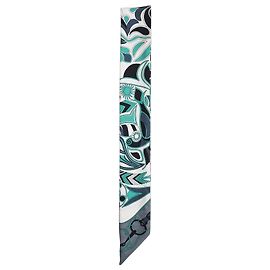 Lenço de twill Hermès Folklore estampado em seda multicolorida Multicor