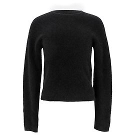 Off White Bestickter Off-White Pullover aus schwarzer Wolle Schwarz
