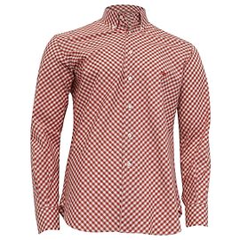 Camicia Salvatore Ferragamo con stampa vichy multicolore in cotone Multicolore