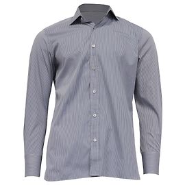 Camisa Tom Ford de botones a rayas en algodón azul claro Azul Azul claro