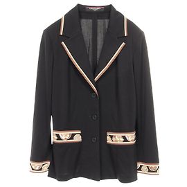 LEONARD FASHION Acetate Polyester Outerwear Brown Black