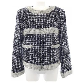 Giacca Chanel senza collo Nero