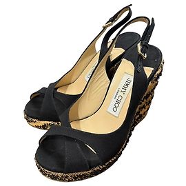 Sandales Jimmy Choo Noir Beige