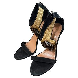Alaïa Alaia Suede Sandals Black
