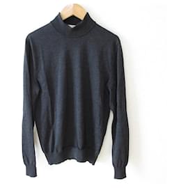 Autre Marque S.moritz Rollkragenstrickpullover Braun Anthrazitgrau