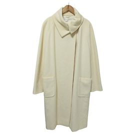 Cappotto lungo in misto cashmere Max Mara Bianco