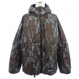 Chaqueta con capucha aislada Supreme WINDSTOPPER Castaño