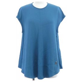 Hermès Top de algodão Hermes Azul