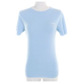 Miu Miu MIUMIU Kaschmir-Stricktop Blau Hellblau