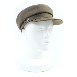 Hermès Hermes Deauville Cap aus Kaschmir Braun