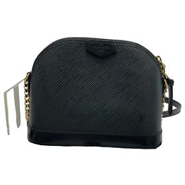 Louis Vuitton Double Jeu Neo Alma Handtasche aus Monogram-Prägeleder Schwarz