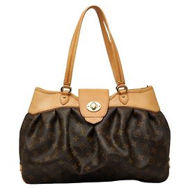 Sac à main cabas Louis Vuitton Monogram Boetie MM Marron