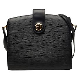 Bolsa de Ombro Capucines Epi Louis Vuitton Preto