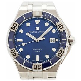 Autre Marque Orologio Maurice Lacroix Aikon Venturer AI6058 Quadrante Blu da Uomo Altro