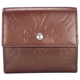 Cartera Tri-fold Louis Vuitton Burdeos Púrpura