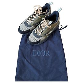 Dior Baskets B22 Noir Blanc Kaki