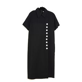 Céline 2016 Robe Noir FR40 Phoebe Philo Vestido Reto Preto UK12 US8 NEW Celine Preto