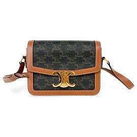 Céline Celine TRIOMPHE TEEN TRIOMPHE CANVAS PM Marrone